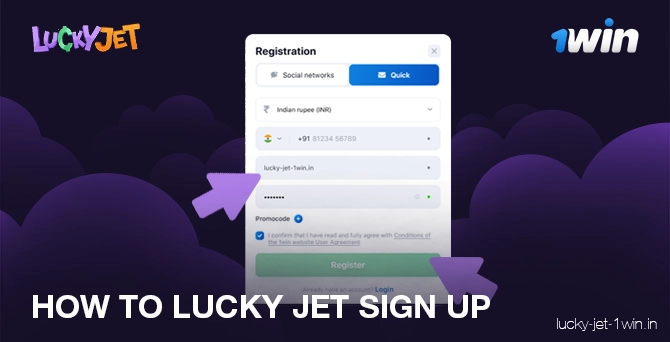 How to lucky jet sign up in online casino