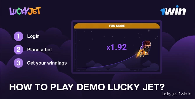 How to play demo lucky jet game on virtual money