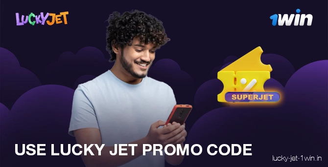 How player need to use the lucky jet promo code for bonus in 1win casino