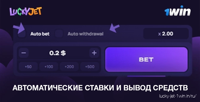 Автоматическая ставка и вывод игровых средств